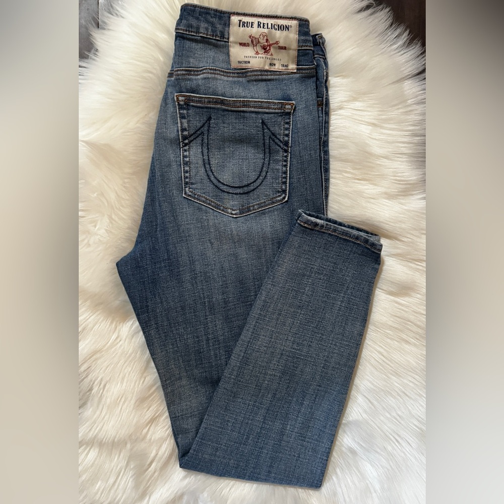 True Religion Halle High Rise Super Skinny Jeans Women’s Size 32